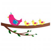 Birds Branch Wall Stickers