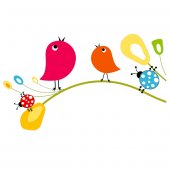 Birds Branch Wall Stickers