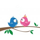 Birds Branch Wall Stickers