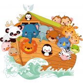 Boat Animals Wall Stickers