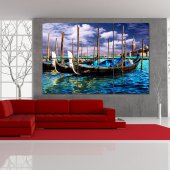 Boat - Triptych Forex Print