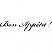 Bon Appétit Wall Stickers