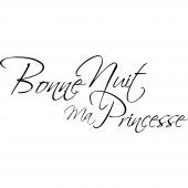 Bonne Nuit Princesse Wall Stickers