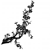 Branch Cherry Wall Stickers