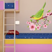 Branch with Bird Wall Stickers