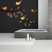 Branch with Bird Wall Stickers