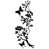 Branch with Butterflies Wall Stickers