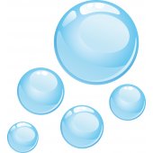 Bubbles Set Wall Stickers