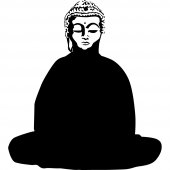 Buddha - Chalkboard / Blackboard Wall Stickers