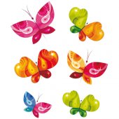 Butterflies Set Wall Stickers