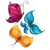 Butterflies Set Wall Stickers