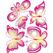 Butterflies Set Wall Stickers