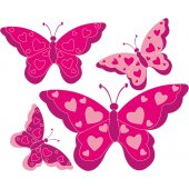 Butterflies Set Wall Stickers