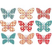 Butterflies Set Wall Stickers