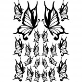 Butterflies Set Wall Stickers