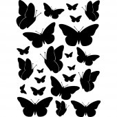 Butterflies Set Wall Stickers