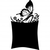 Butterfly - Chalkboard / Blackboard Wall Stickers