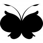 Butterfly - Chalkboard / Blackboard Wall Stickers