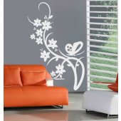 Butterfly Flower Wall Stickers