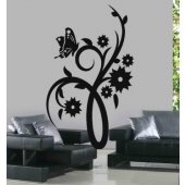 Butterfly Flower Wall Stickers