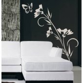 Butterfly Flower Wall Stickers