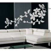 Butterfly Flower Wall Stickers