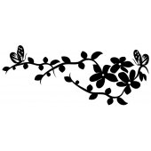 Butterfly Flower Wall Stickers