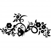 Butterfly Flower Wall Stickers