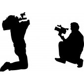 Cameraman - Decal Sticker for Ipad 2