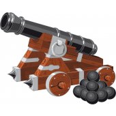 Cannon Wall Stickers