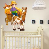 Cart Wall Stickers