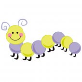 Caterpillar Wall Stickers