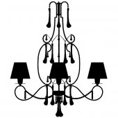 Chandelier Wall Stickers