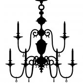 Chandelier Wall Stickers