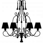 Chandelier Wall Stickers