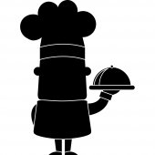 Chef - Chalkboard / Blackboard Wall Stickers