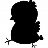 Chick - Chalkboard / Blackboard Wall Stickers