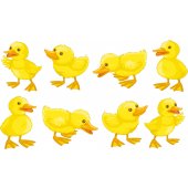 Chick Set Wall Stickers