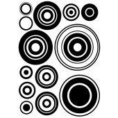 Circle Set Wall Stickers