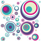 Circles Set Wall Stickers