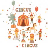 Circus Set Wall Stickers