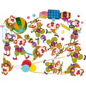 Clowns Set Wall Stickers