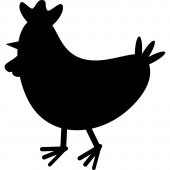 Cock - Chalkboard / Blackboard Wall Stickers