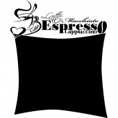 Coffee Cup - Chalkboard / Blackboard Wall Stickers