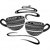 Coffee Cup Wall Stickers