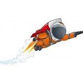 Cosmonaut Wall Stickers