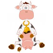 Cow Wall Stickers