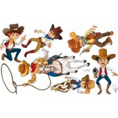 Cowboy Set Wall Stickers