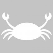 Crab - Whiteboard Wall Stickers