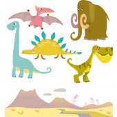 Dinosaur Set Wall Stickers